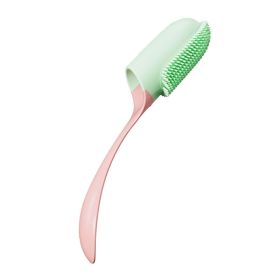 Dogs and Cats Oral Teeth Cleaning Brush with Handle (Color: PINK, Type: Oral Cleaning Tools)