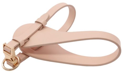 Pet Life 'Ever-Craft' Boutique Series Adjustable Designer Leather Dog Harness (Color: PINK, size: small)